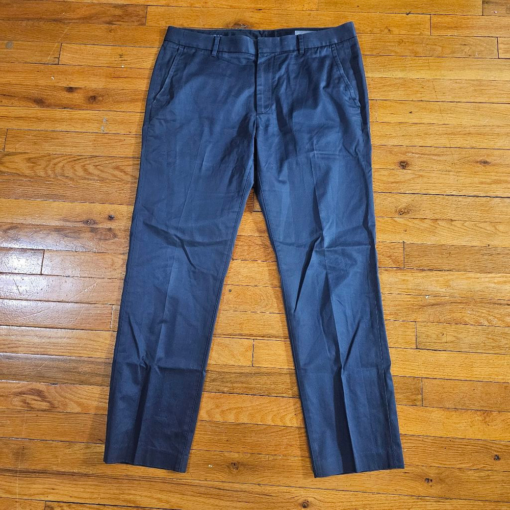 Bonobos Slim Fit Blue Cotton Spandex Pants Size 34 30
